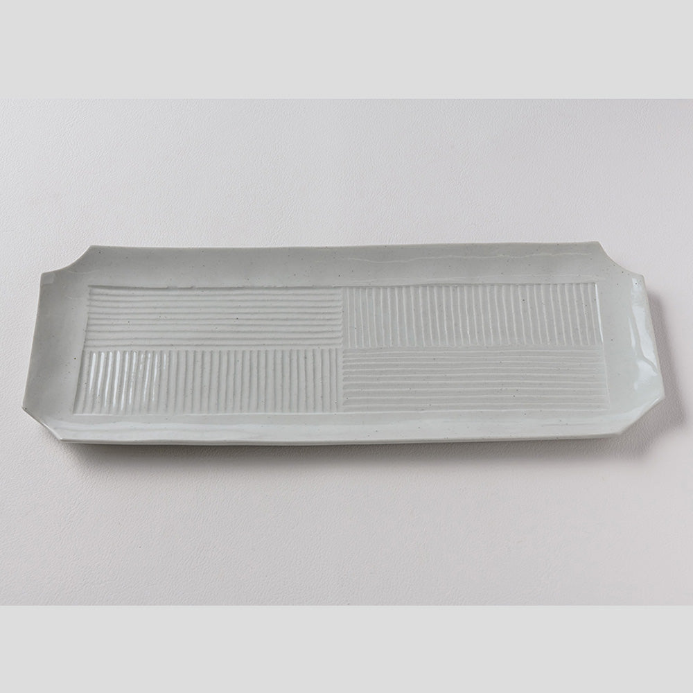 新品未使用 阿南維也 白磁長方皿 2点セット 新品未使用 阿南維也 白磁長方皿 2点セット 食器